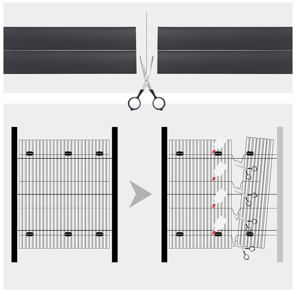PVC insynsskyddsmatta 160 x 300 cm (H x L), balkong, insynsskydd, insynsskydd staket med buntband, UV-resistent väderbeständigt vindskydd, balkongbeklädnad stängselpanel för trädgård, balkong